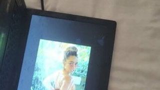 Sommer Ray gets sprayed with cum