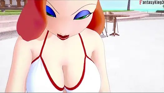 Jessica Rabbit носит бикини, секс в видео от первого лица