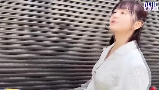 Глубокий глоток Bliss, как она наслаждается каждой теплой каплей в двойном рту кульминации на свидании - 1/4