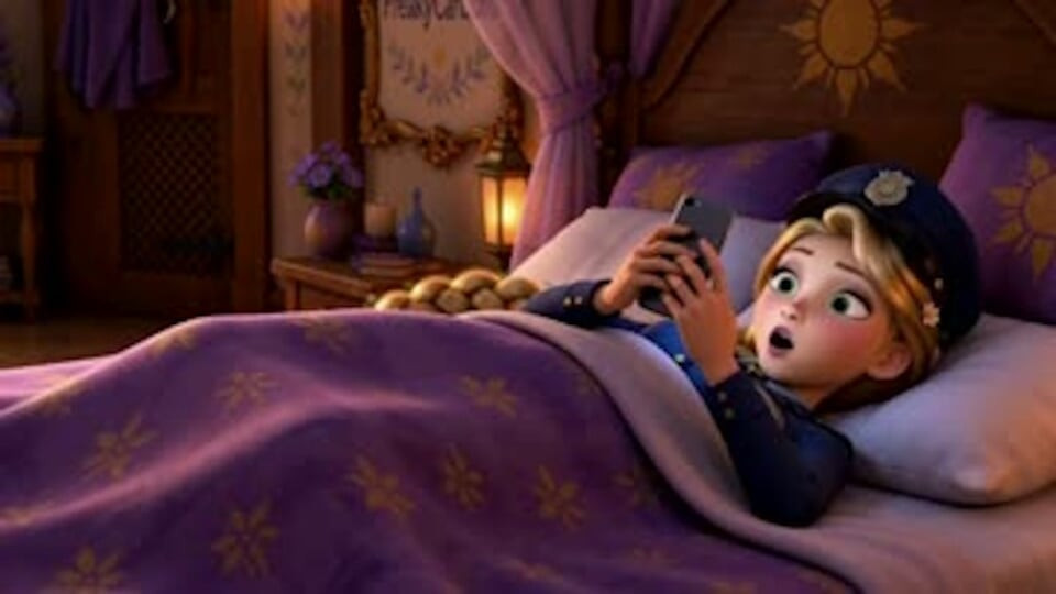 Dolaşık Zevk: Rapunzel'in Flynn ile İlk Oral Seks Deneyimi 4K