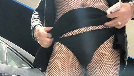Sissy Slut Veronica Gets Naughty at the Gas Station