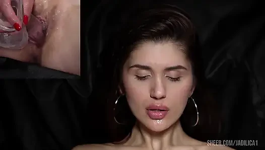 Tight Pussy Gets Lots of Orgasms Playing 1 on 1 with the Camera