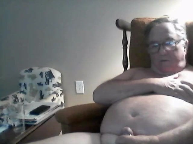 Daddy cums on cam
