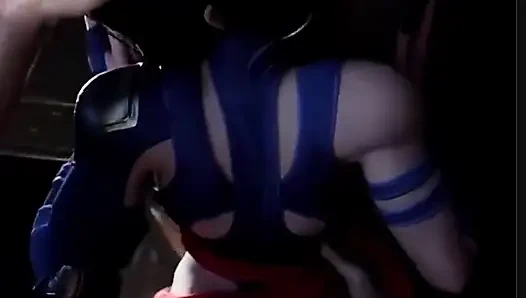 Thicc Fat Ass Psylocke Gets Her Ass Pounded From Behind Like a Dirty Fuc...