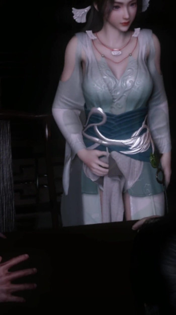 3D velká prsa cosplay modelka má poprvé gangbang sex