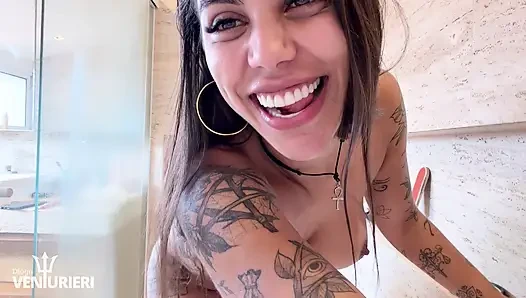 THE BOSS CAN'T KNOW THAT I'M HIS WIFE, SEX IN THE COMPANY BATHROOM