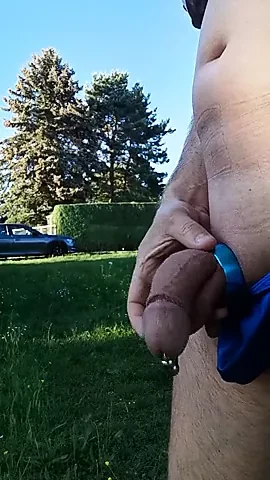 Jerking after a hot meeting with a guy