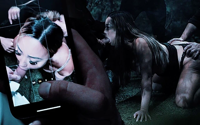 Asian Slut Gangbang - Japanese Girl with Big Tits Gets Used Like a Fuckdoll in the Woods Freeze Fetish