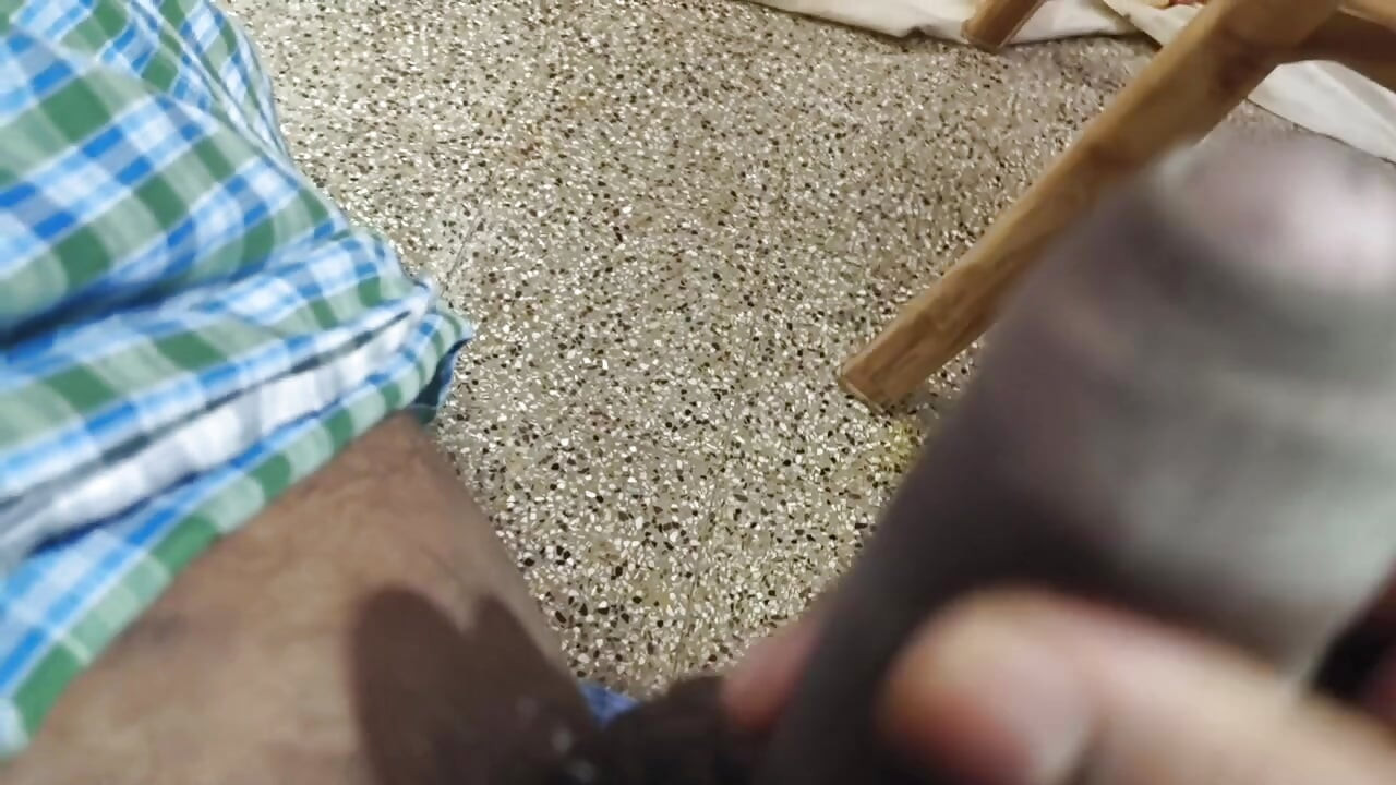 Hairy Cock Cum Licking Show