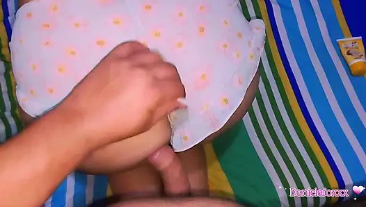 My stepmom teaches me how to fuck