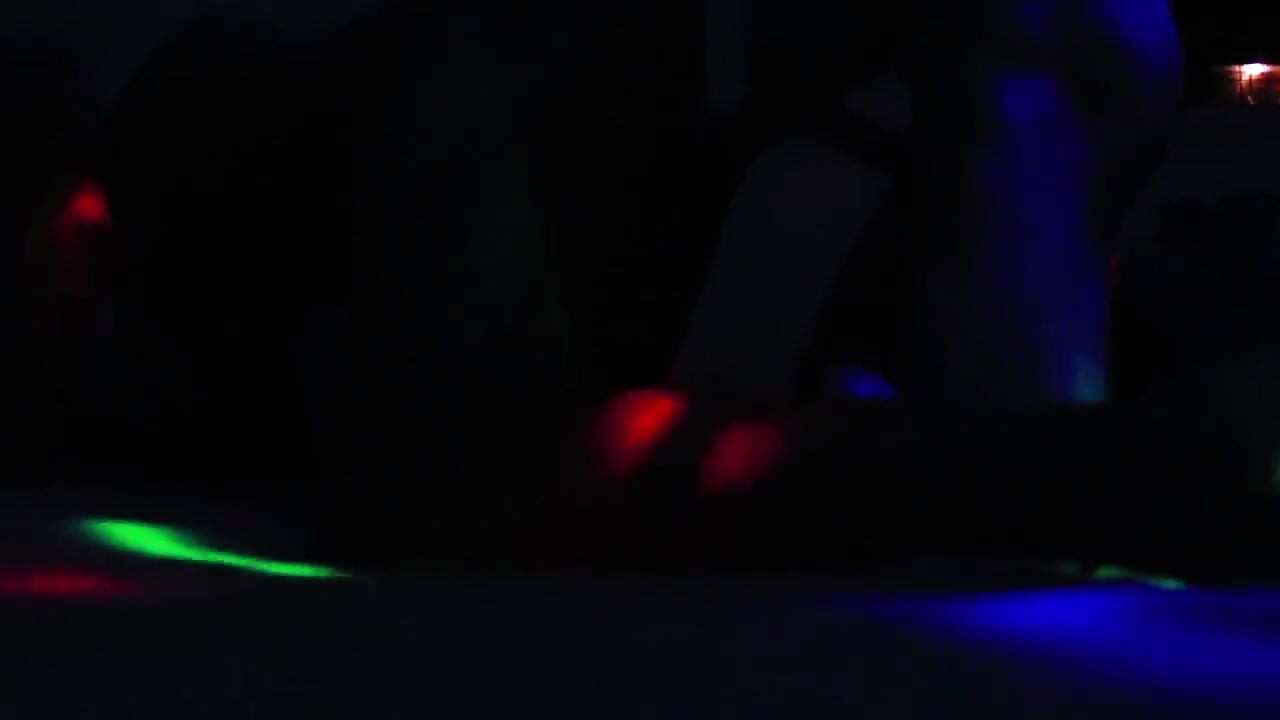 Romantic Couple Almost Break Bed and Camera in Sex Party