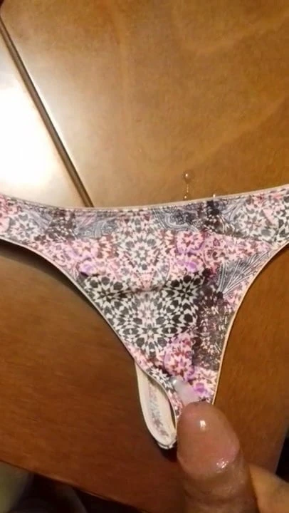 Cum in thong