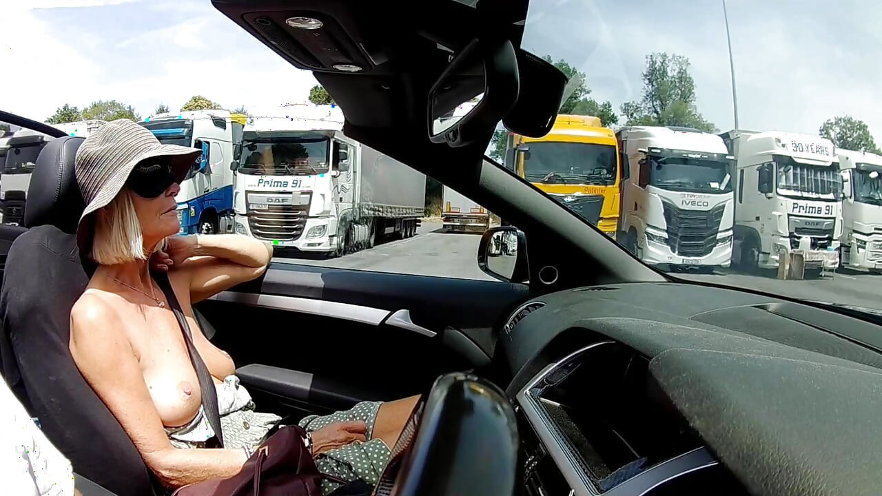 Titty Tuesday Blindfold Truck Stop Moro