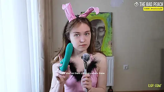 Gerçek orgazm, seks oyuncakları, edepsiz konuşmalar. Bad Peach. İnceleme