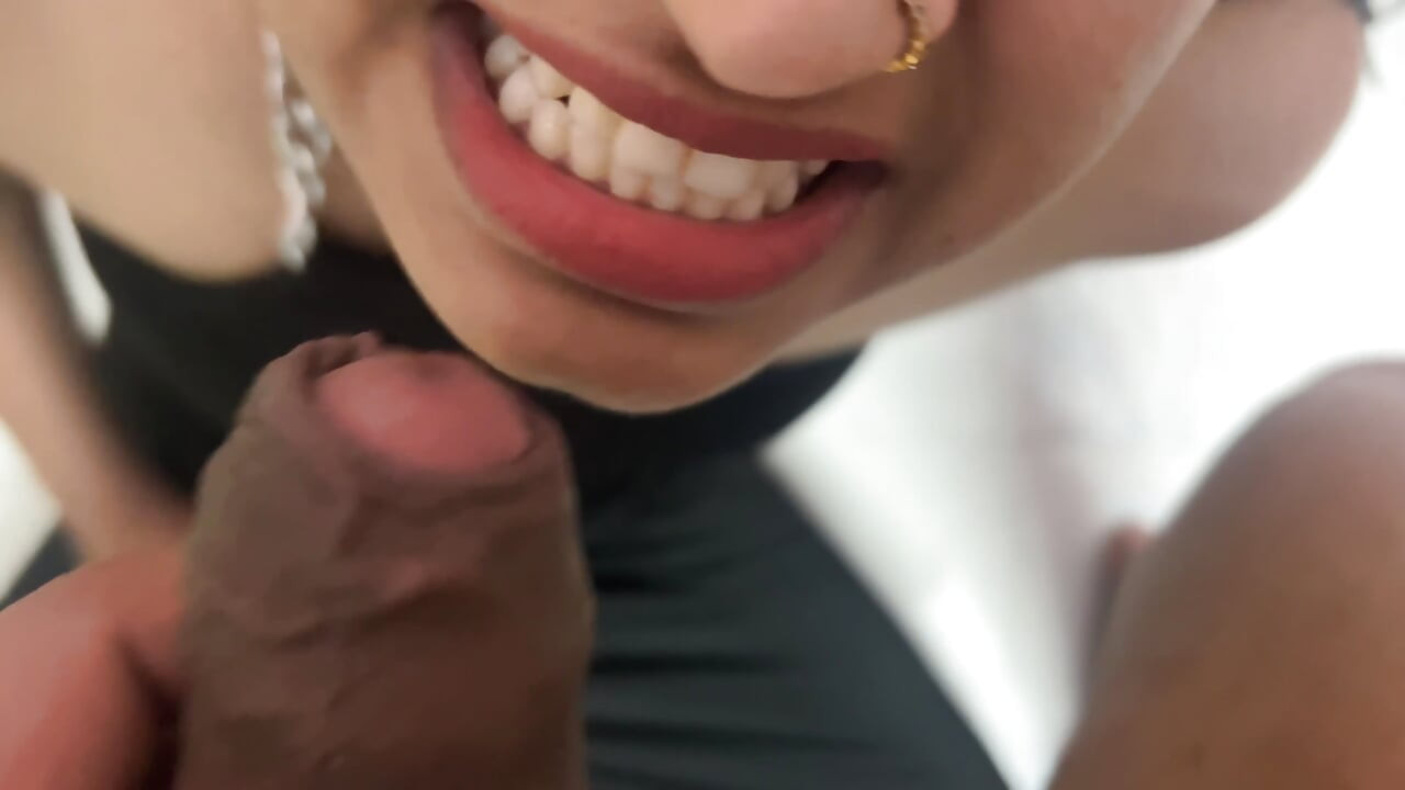 Wife put penis in her mouth Hindi Sex