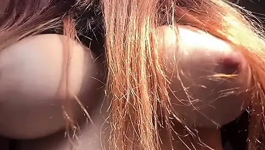 Big Boobs Bouncing Outdoor