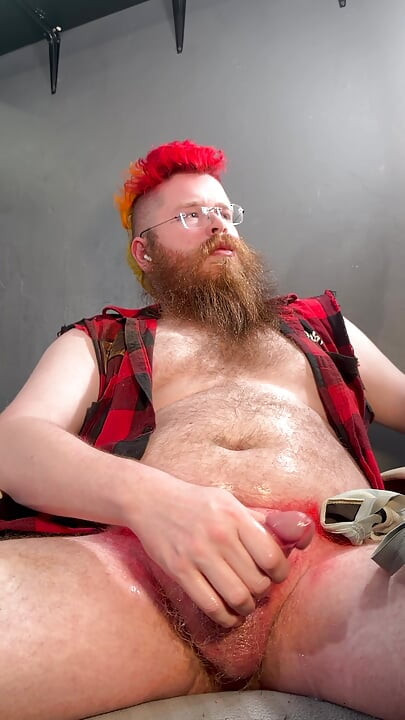Jerking it and loading my jock
