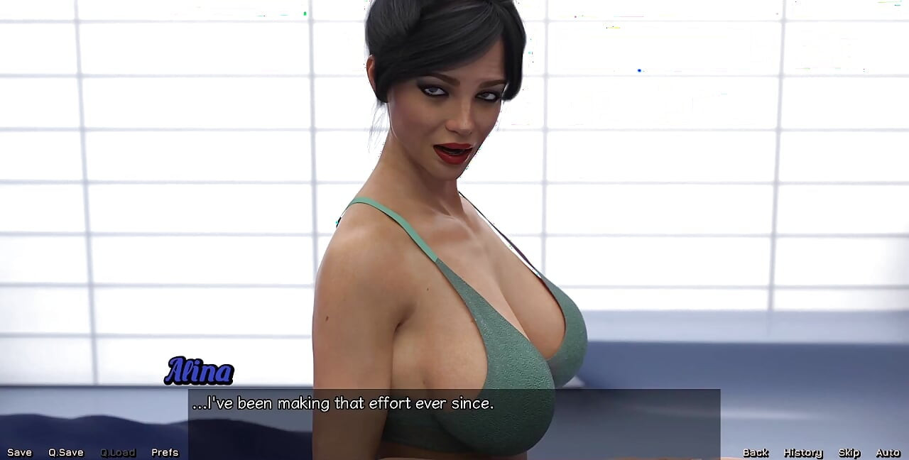 Stranded in Space - the Busty 38 Year Old MILF Lets Me See Her Beautiful Tits