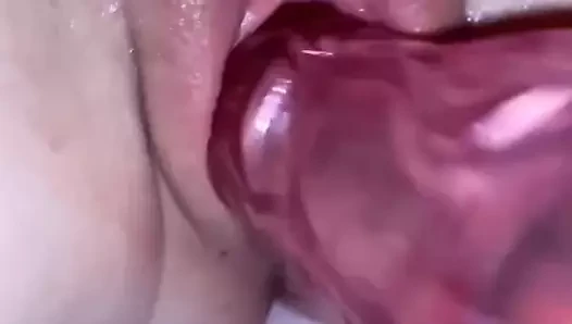 Creamydixielove oynama ile kremsi kedi ile vibratörler ve dildos germe sıkı küçük kedi