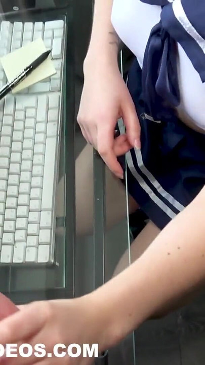 Unforgettable moment from "TUTORIAL ENDS IN HARDCORE CREAMPIE FUCK"