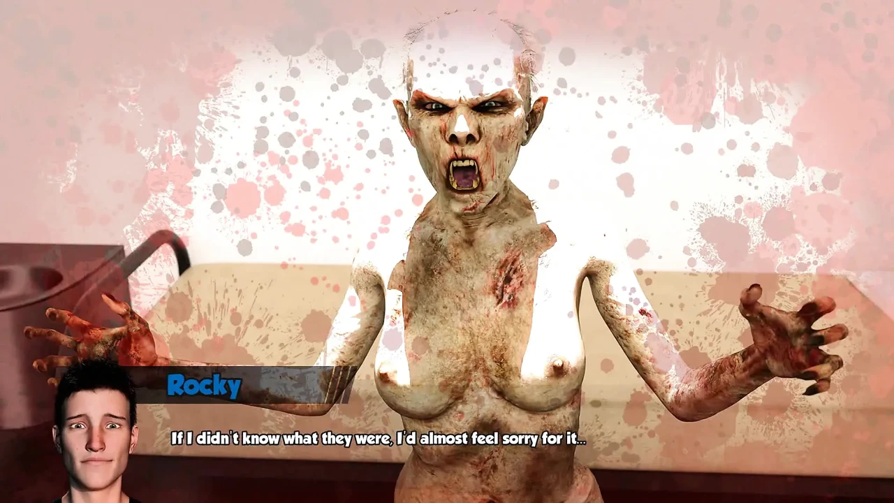 Area69: Gothic Beautiful Vampire with Sharp Teeth Is Doing Sloppy Blowjob - Episode 26