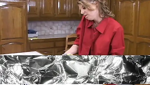 Oh God, Busty Blonde MILF Gets Pounded by Black Guy in Bedroom