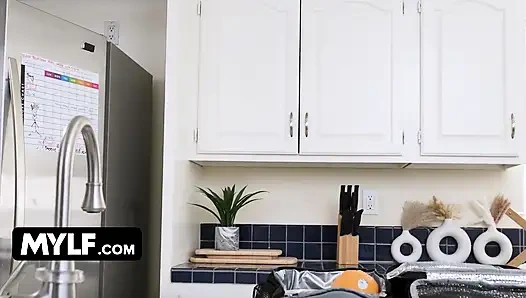 Neglected Milf Linda Lan Sneaks Next Door for Two Thick Cocks at Once