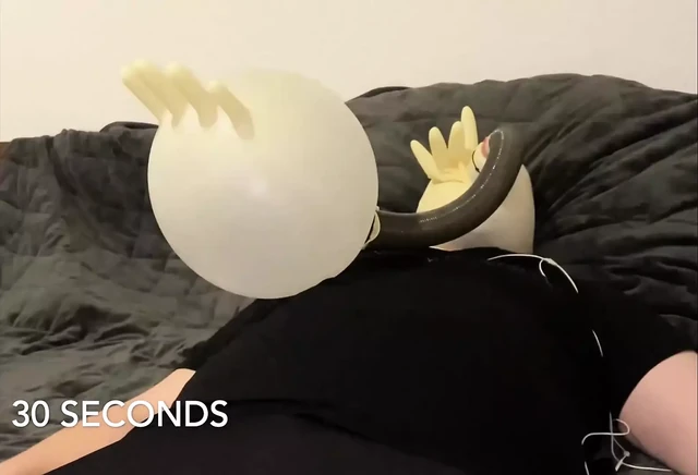 BHDL - THE REBREATHALYZER - LATEXGLOVE BREATHPLAY - SECOND PROTOTYP