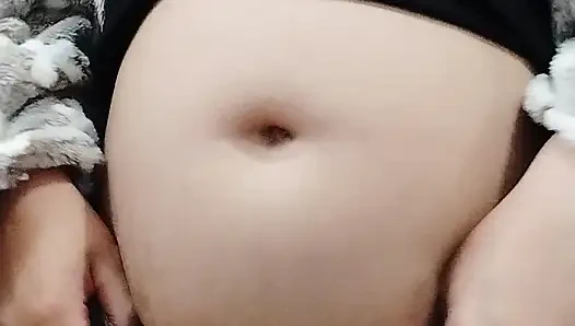 She dances and displays her charms