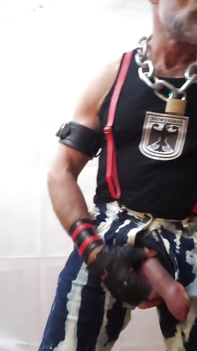 Pipe Stepdad Pumping Balls and Cock in a Monstertube