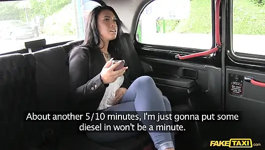 Fake Taxi - Tanned Hottie Cheats on Boyfriend for a Taste of Cabbie's Cumshot