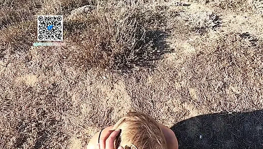 DOGGY STYLE ON THE ROCKS IN PUBLIC