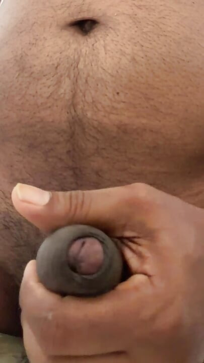 Indian guy masturbate and cum while a video call