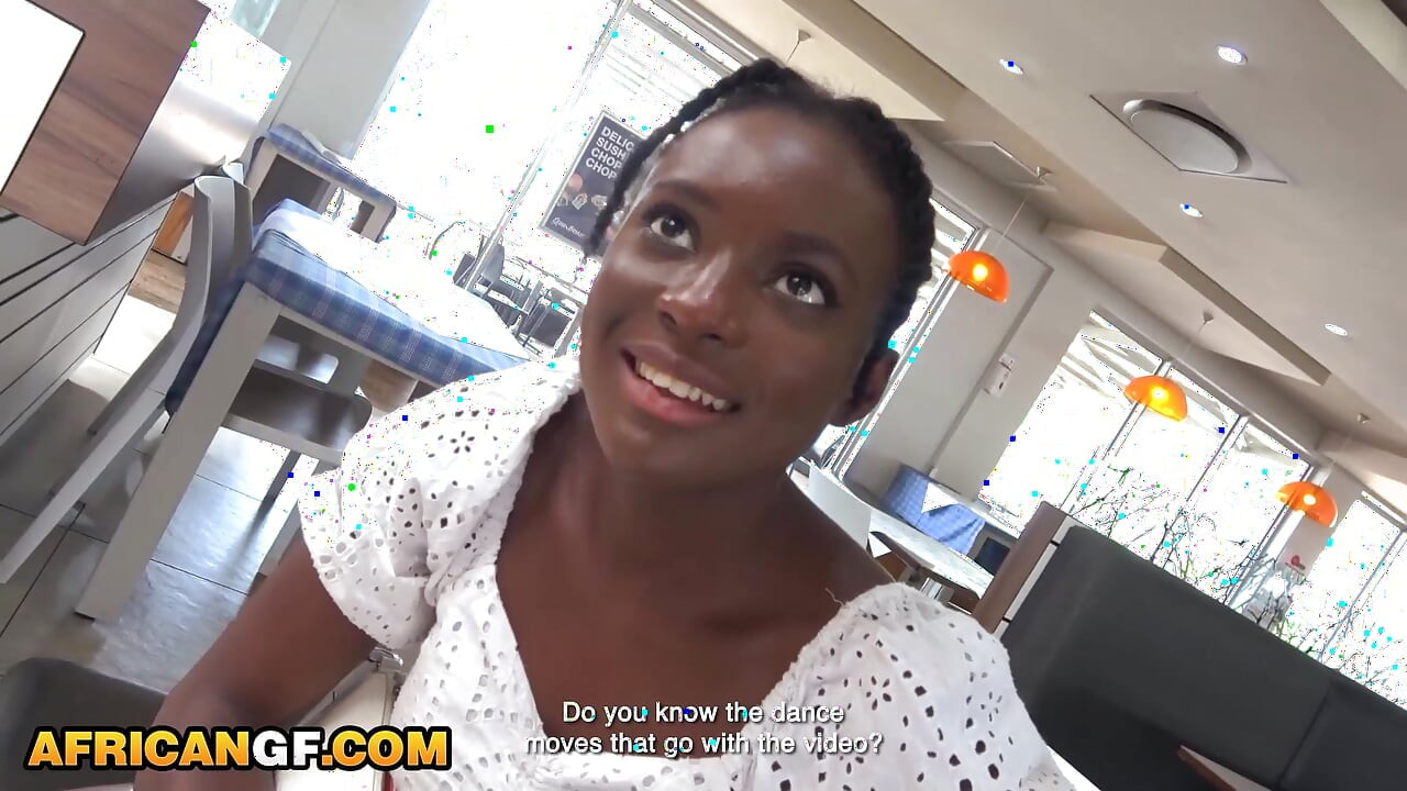 I took my EBONY GIRLFRIEND to the park and wrecked her tight PUSSY behind the trees