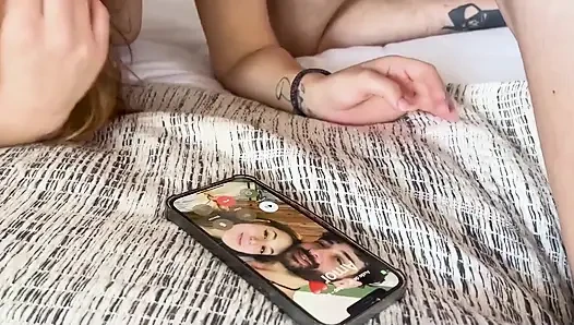 Ich nehme seinen ganzen schwanz