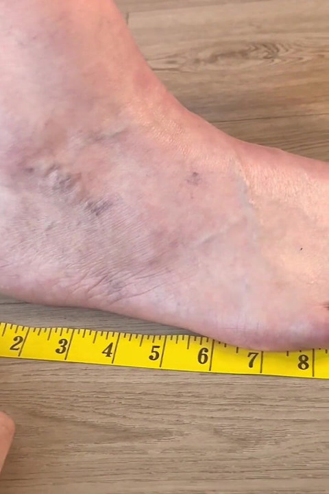 67 Goddess Size 16 Feet Measurements