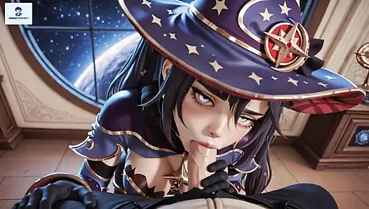 Genshin impact mona animasi seks anal dan nyepong kontol titjob kaki
