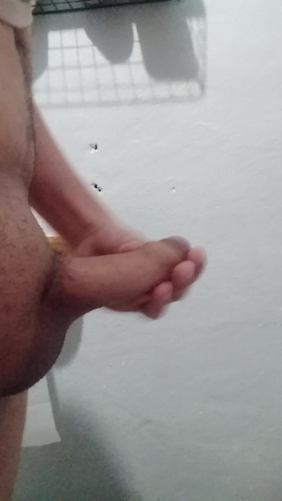 Pulling my dick