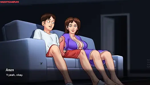 Yaz mevsimi efsanesi darkcookie'den bölüm 30 - orta yaşlı seksi ev sahibi büyük yarağını emiyor ve ona güzel bir ayakla muamele çekiyor