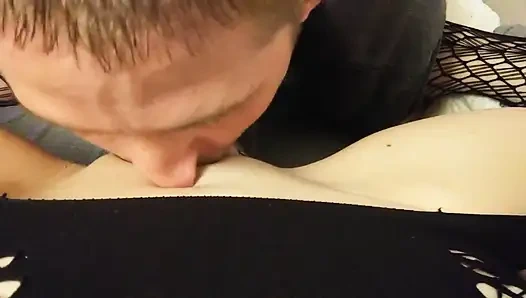 Alex eats Addy's pussy