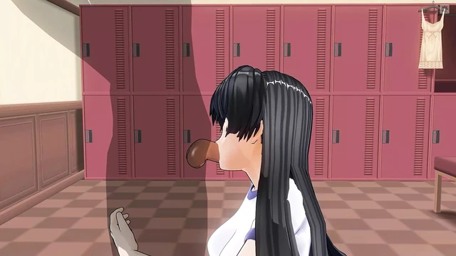 Student in Tracksuit Sucks Cock in Locker Room