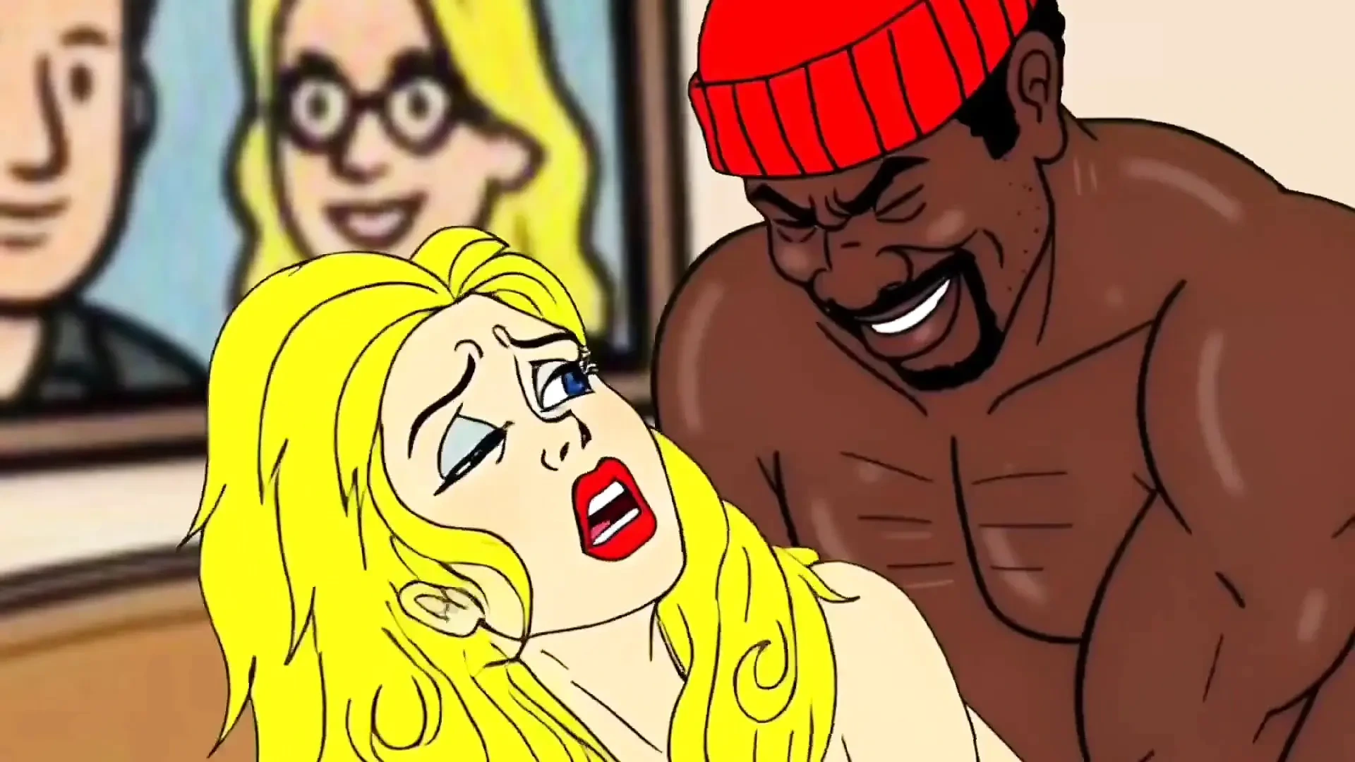 Married Housewife Maria Spreads Her Legs and Becomes a Slut Wife. Cartoon Hentai