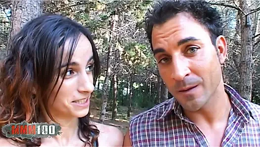 European Latina Penelope - Big Tits Blowjob & Cumshot Outdoor