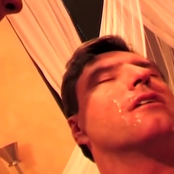 Two Horny MILFs Drench His Face in Sloppy Spit Tears