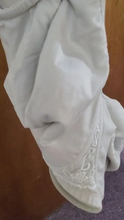 Jacking off with 38G bra