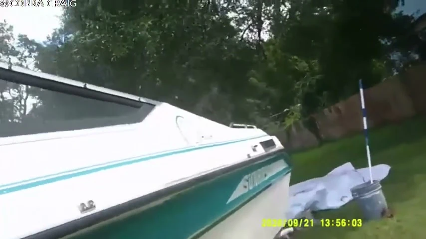 9-21-26 COBRAS BUFFING OUT THE RED NECK BOAT POOL AND DISCUSSING A CLEAR COAT FOREASY MAINTENANCE.,COBRA CRAIG