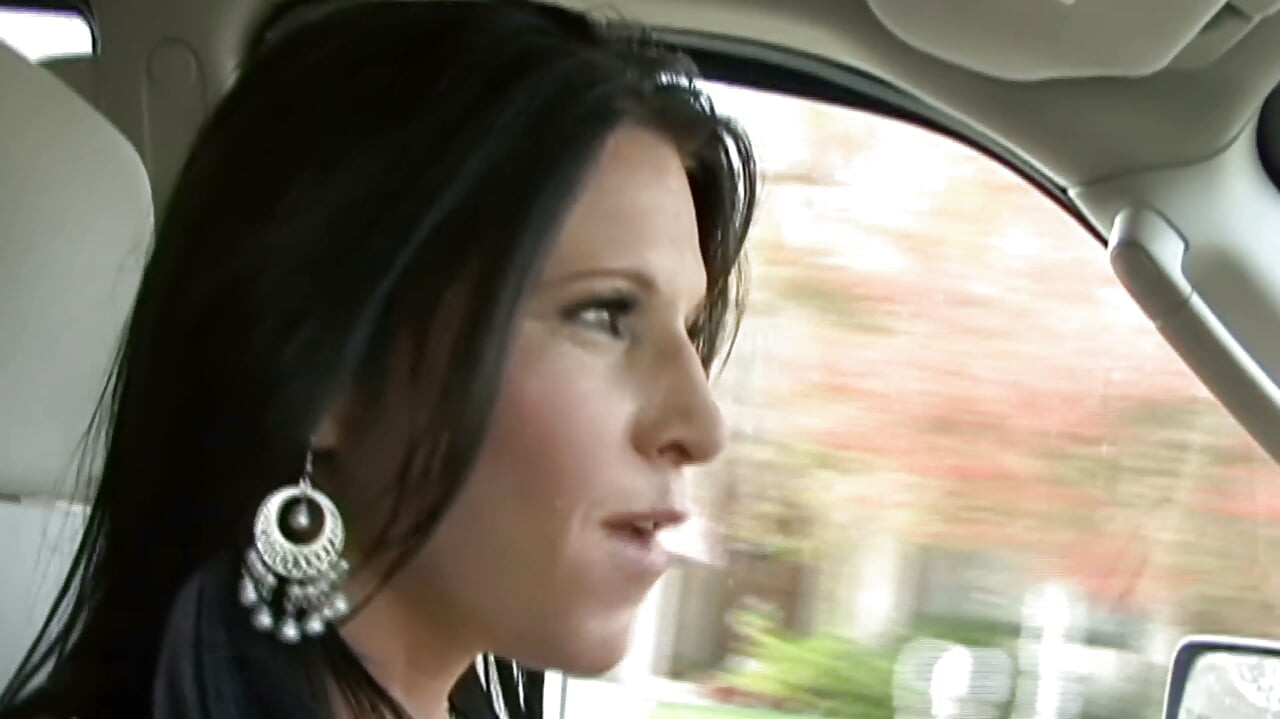 Car Sex and More - Brunette MILF in Pearls Takes a Big Black Cock