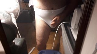 Playing in panties