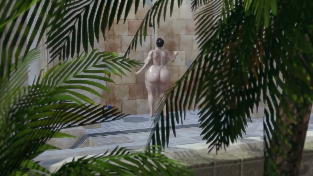 Día De Sauna. Una Grandota Con Curvas Deja Que Un Visitante De Un Baño Público La Folle Después De Una Ducha. Emptie41