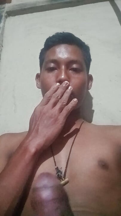 Hot boy masturbating